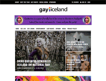 Tablet Screenshot of gayiceland.is